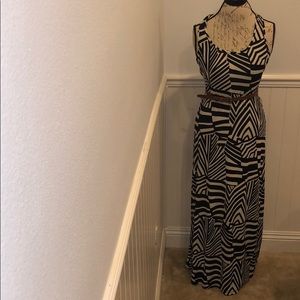 Striped maxi dress